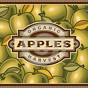 Retro Apple Harvest Label
