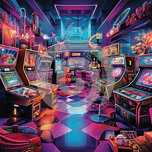 Retro Arcade: A vibrant collision of pixelated nostalgia in puzzle form