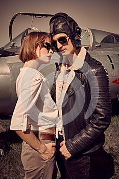 Retro aviation and love