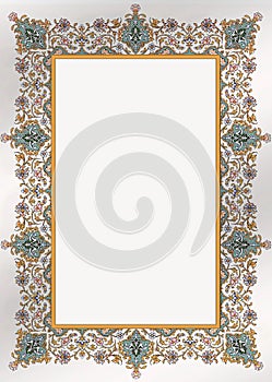 Retro background for nikkah frame and nikah certificate and wedding reception for muslims photo