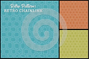 Retro Background Pattern in 3 colors