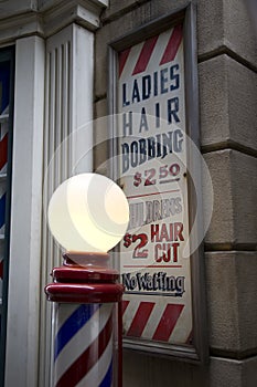 Retro barber shop