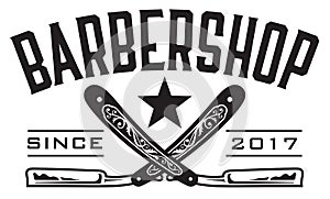 Retro Barbershop Logo