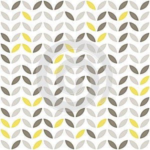 retro beige yellow brown leaves