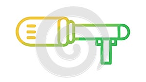 Retro Binoculars, Exploration Discovery Icon, vector design Generative AI