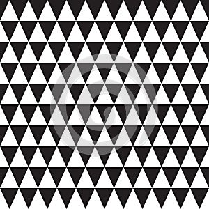 Retro black and white geometric pattern , vector abstract circle, triangle and square lines art. Trendy bauhaus pattern