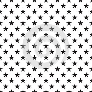 Retro black and white geometric pattern , vector abstract circle, triangle and square lines art. Trendy bauhaus pattern