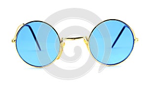 Retro blue sunglasses