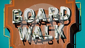 Retro Boardwalk Sign