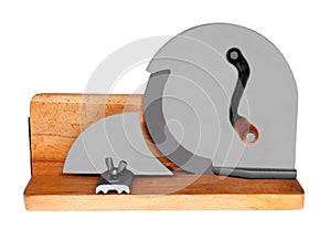 A retro bread slicer