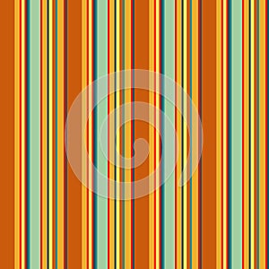 Retro Bright Colorful seamless stripes pattern. Abstract vector