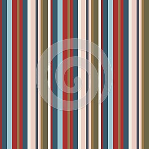 Retro Bright Colorful seamless stripes pattern. Abstract vector