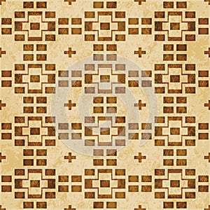 Retro brown cork texture grunge seamless background Geometry Brick Cross Check