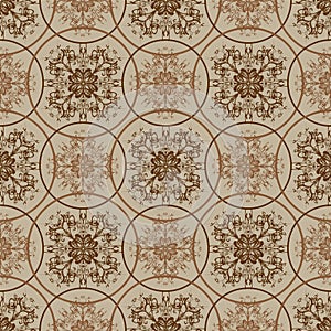 Retro brown pattern