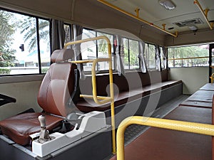 Retro bus inside