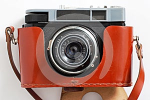 Retro camera and case