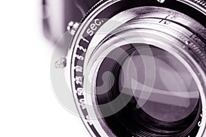 Retro camera lens
