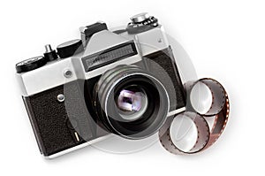 Retro camera and photographic film