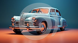 Retro Car Classic TimeHonored Ride