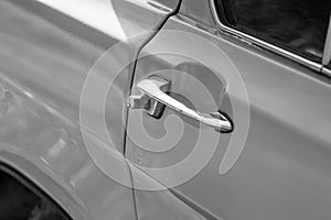 Retro car door handle.