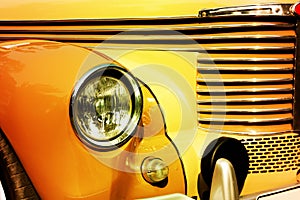 Retro car headlight