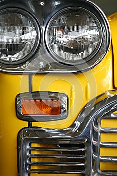 Retro car headlight