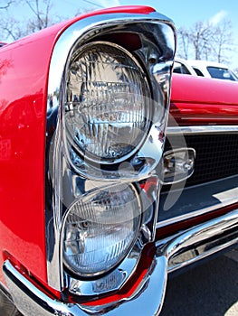 Retro car headlight