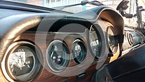 Retro car interior  VAZ