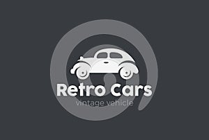 Retro Car Logo vector. Vintage Classic Vehicle