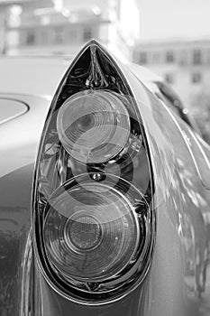 Retro car tail lamps