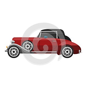 Retro car vector vehicle.