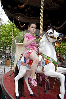 Retro carousel photo