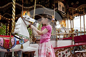 Retro carousel photo