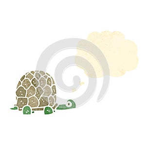 retro cartoon tortoise