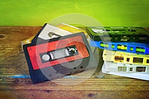 Retro cassette tape