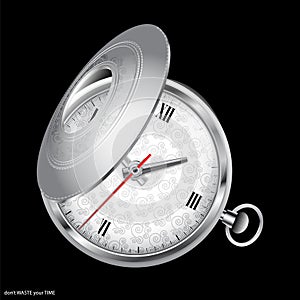 Retro chatelaine watch