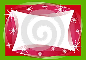 Retro Christmas Border Frame