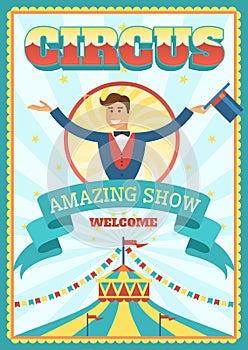 Retro Circus Poster