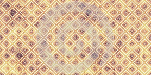 Retro classic 70s diamond geometric grunge watercolor wallpaper seamless pattern