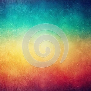Retro color textured gradient background