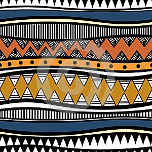 retro colors tribal vector seamless navajo pattern. aztec abstract geometric art print. ethnic hipster vector background.