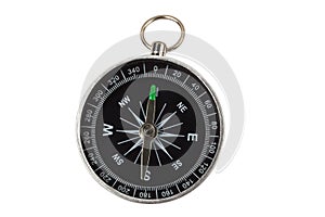 Retro compass isolated on white clipping path