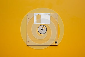 Retro Computer Floppy Disk Flat Lay