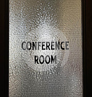 Retro Conference Room Door