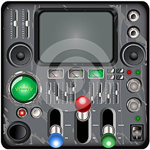 Retro control panel