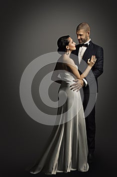 Retro Couple Portrait, Well Dressed Man Dancing with Woman