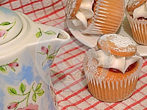 Retro cupcake tea party