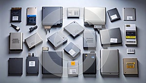 Retro Data Storage Devices Collection