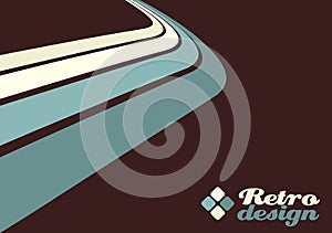 Retro design template photo