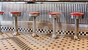 Retro Diner Stools